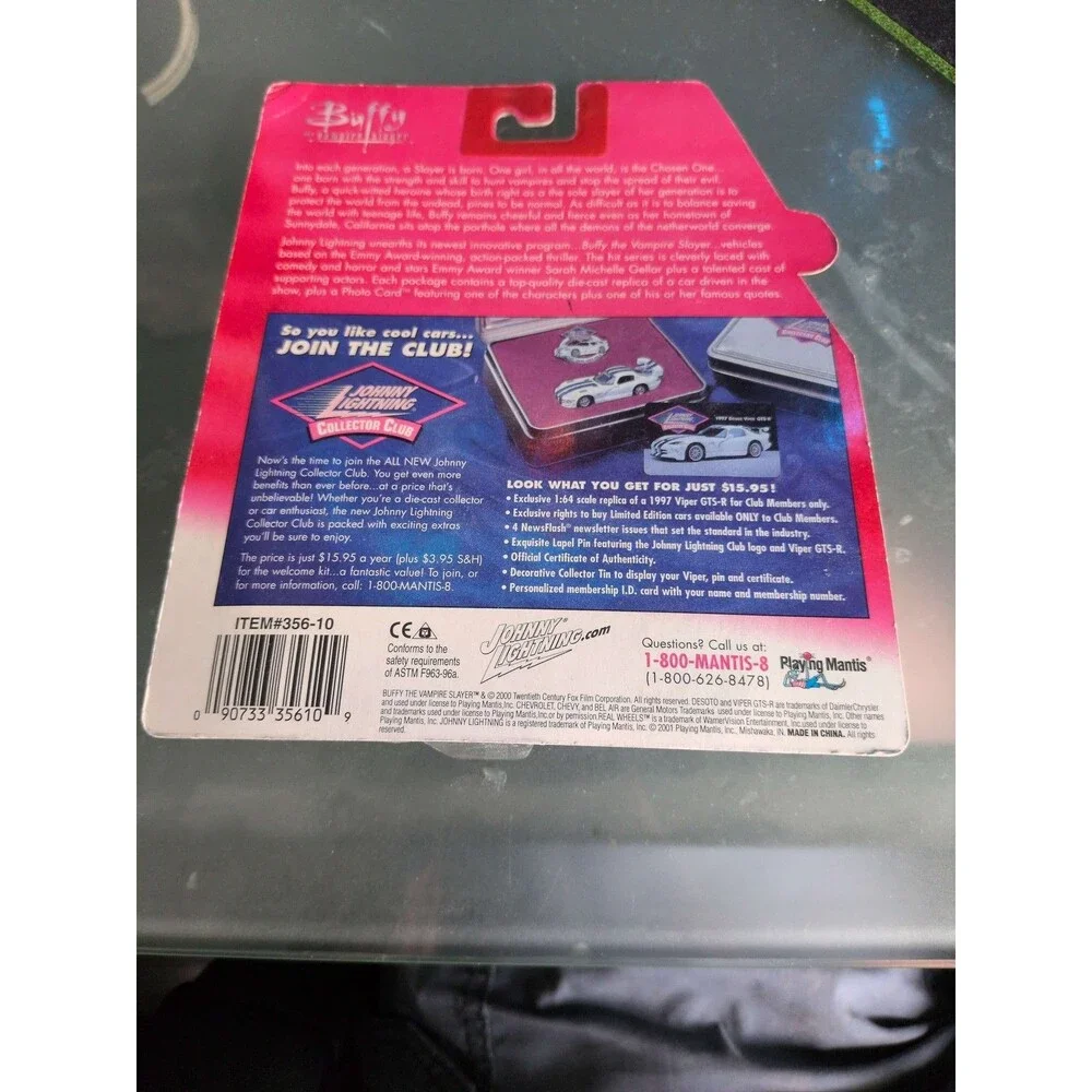 Johnny Lightning Buffy The Vampire Slayer Xander's Chevy Red Diecast Car 1:64